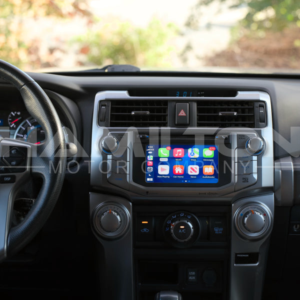 Image of 2014-2019 Toyota 4Runner Apple Carplay upgrade module installed in vehicle